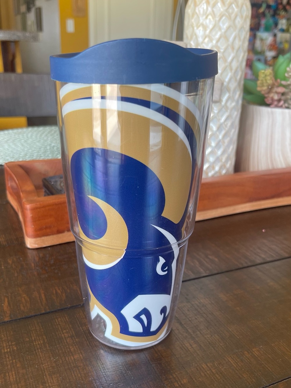 St. Louis Rams Logo Tumbler with Lid